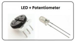 LED + Potentiometer