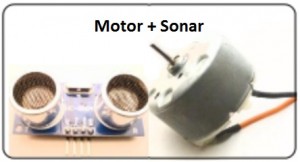 Motor + Sonar